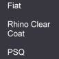 Preview: Fiat, Rhino Clear Coat, PSQ.